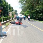 Imprudencia de un conductor casi le cuesta la vida a dos personas en San Marcos