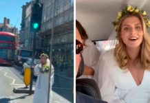 ¿Señal divina? Los taxis no querían llevar a la novia y esto sucedió ¿Señal divina? Los taxis no querían llevar a la novia y esto sucedió