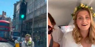 ¿Señal divina? Los taxis no querían llevar a la novia y esto sucedió