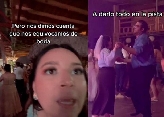 .5 Pareja se confunde al pensar que estaban en la boda de sus amigos