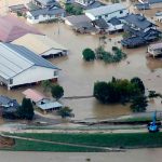 Lluvias torrenciales en Japón por la presencia de un ciclón extratropical