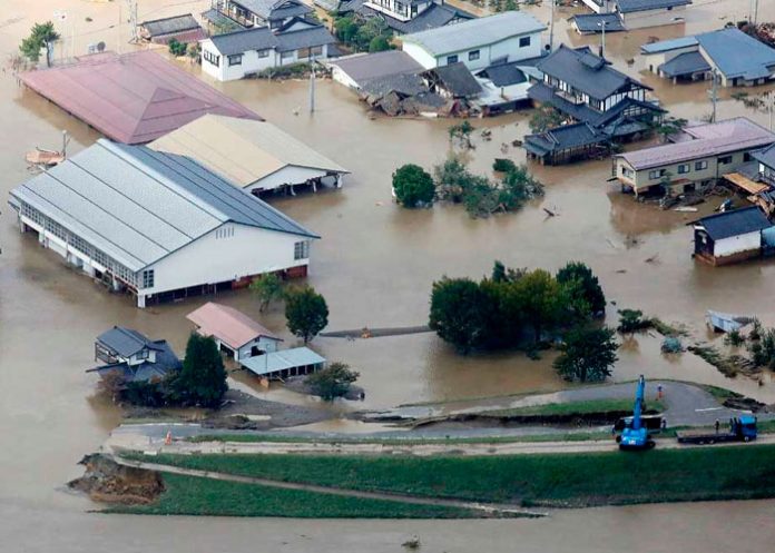 .5 Lluvias torrenciales en Japón por la presencia de un ciclón extratropical