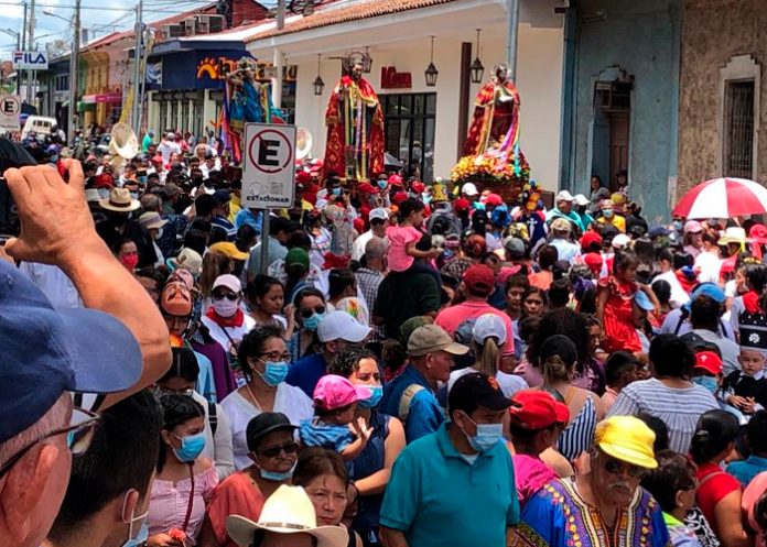 .6 Recorrido de imágenes de los santos en su solemnidad, Jinotepe-Carazo