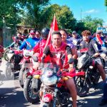Caravana en celebración del día de la alegría nacional en Tipitapa Caravana en celebración del día de la alegría nacional en Tipitapa