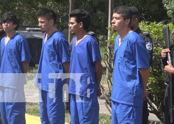 Autoridades policiales capturan a varios sujetos en Estelí