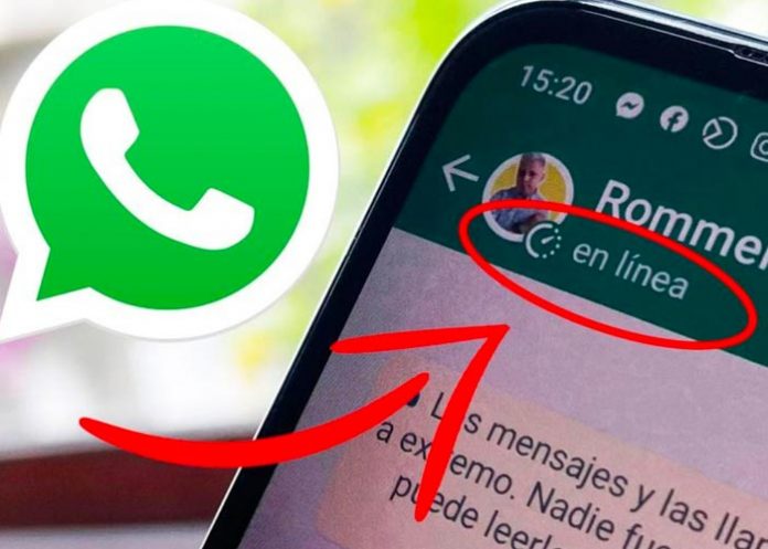 Menú WhatsApp llamado “Hora de última vez y en línea”