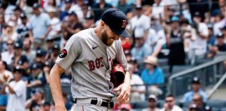 chris, sale, medias, rojas, boston, mlb,