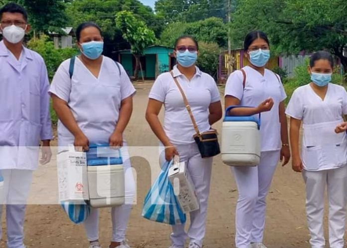 Avanza jornada de vacunación contra el Covid-19 en Tipitapa