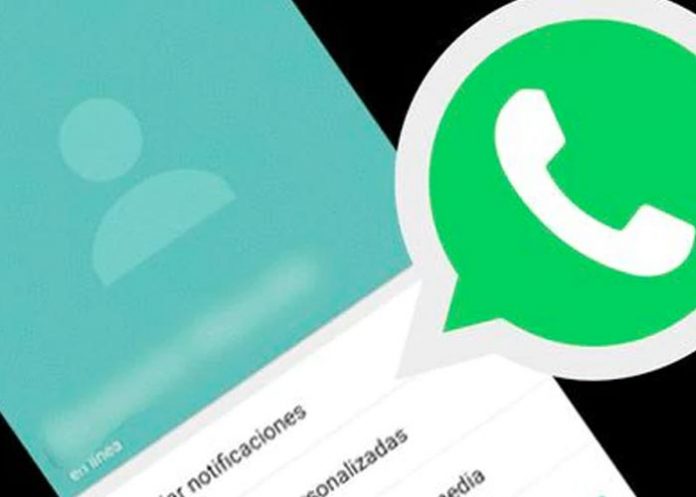 Menú WhatsApp llamado “Hora de última vez y en línea”