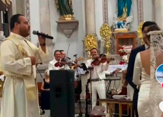 Padre se la rifa al cantar “Mi razón de ser” de Banda MS