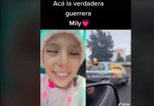 Mily venció el cáncer y se siente muy contenta con la vida