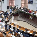 Asamblea de Nicaragua en sesión especial al Asalto al Cuartel Moncada y Natalicio de Hugo Chávez Sesión especial en la Asamblea Nacional de Nicaragua