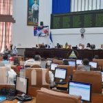 Sesión parlamentaria en la Asamblea Nacional de Nicaragua