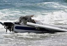 Avión se estrella en una playa de California Avión se estrella en una playa de California