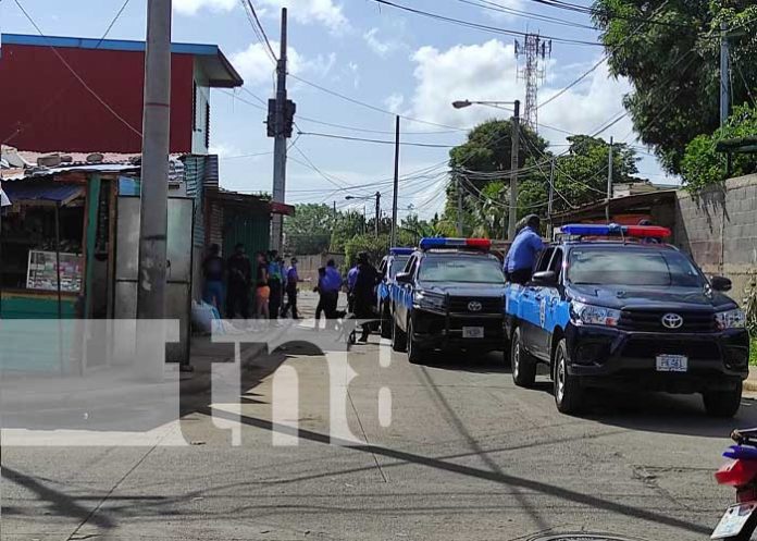 Operativo antidrogas en el barrio Jonathan González, Managua