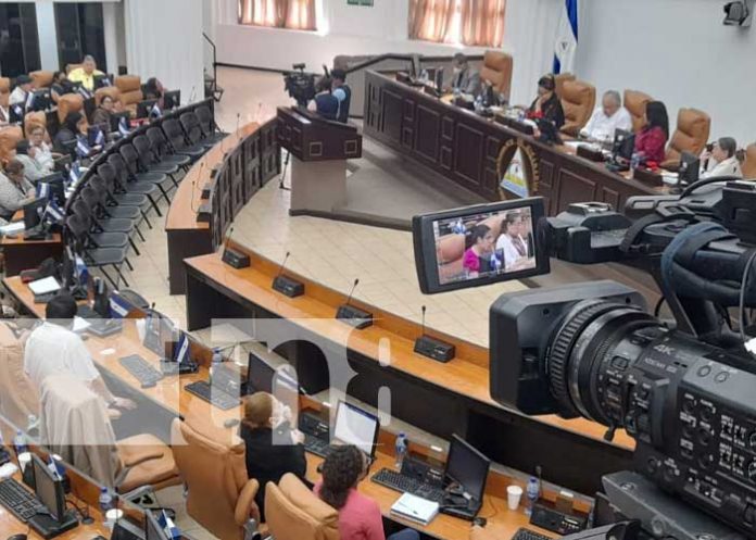 Sesión parlamentaria en la Asamblea Nacional de Nicaragua