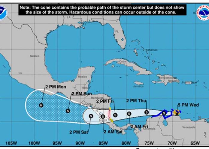 Se forma la tormenta tropical 