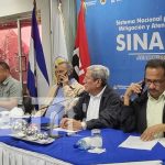 Tormenta tropical Bonnie: Pueden haber grandes acumulados de lluvia para Nicaragua Conferencia de prensa con instituciones vigilantes a tormenta tropical en Nicaragua