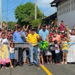 Inauguran Calles para el Pueblo en el barrio Georgino Andrade, Managua Nuevas calles en el barrio Georgino Andrade, en Managua