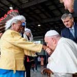 El Pontífice llegó a Canadá a pedir perdón por abusos contra los indígenas