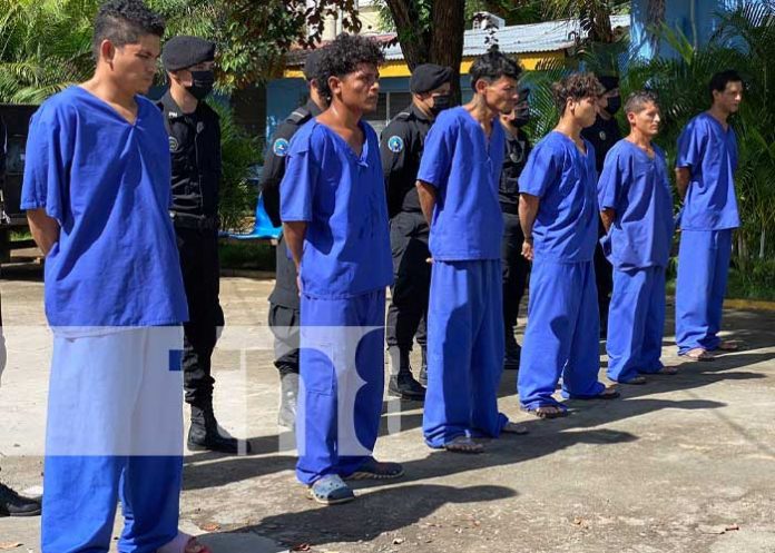 Detención de sujetos por cometer delitos en Chinandega