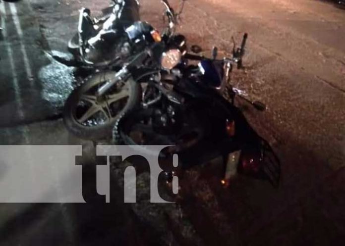 Choque de motos en Bilwi