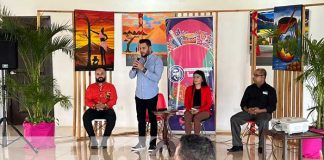 Conferencia de prensa para invitación a concierto cristiano en Nicaragua