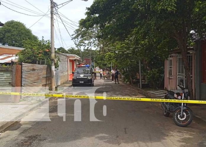 crimen-managua-012 Escena donde se dio un crimen sangriento en Managua