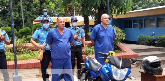 Delincuentes capturados por asalto en Managua