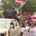 Militancia sandinista del Distrito VI de Managua dice presente en el 43/19 Celebración del 43/19 en el Distrito VI de Managua