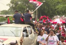 Militancia sandinista del Distrito VI de Managua dice presente en el 43/19 Celebración del 43/19 en el Distrito VI de Managua