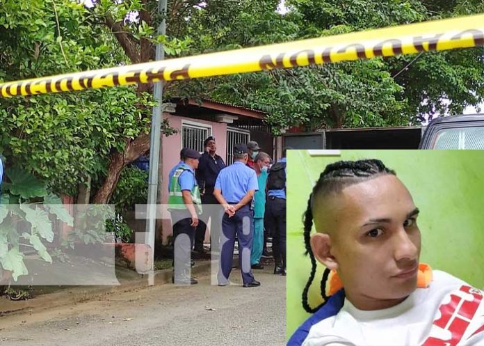 Lugar donde ocurrió el femicidio en Managua + foto del autor