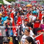Miles de familias y militantes recorren calles del Distrito VII de Managua Celebración por el 43/19 en el Distrito VII de Managua