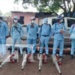 Fumigación por más de 400 viviendas en un barrio de Managua Jornada de fumigación y abatización en barrios de Managua