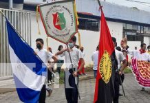 Instituto Ramírez Goyena celebra festival de bandas rítmicas Bandas rítmicas en el Instituto Ramírez Goyena, en Managua