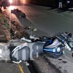 Exceso de velocidad provoca muerte de motociclista en Managua Exceso de velocidad provoca muerte de motociclista en Managua