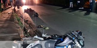 Exceso de velocidad provoca muerte de motociclista en Managua