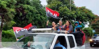 Diana para celebrar el 43/19 en Jinotega