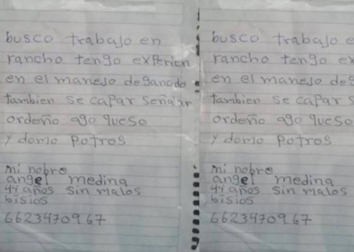 No tenía para imprimir pero llovieron ofertas en Sonora