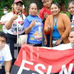 Familias sandinistas del Distrito V de Managua realizan caminata para celebrar el 43-19 Celebración en Managua por el 43/19 este 19 de julio