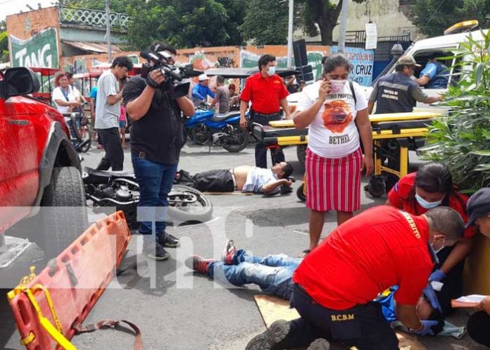 Accidente de tránsito en sector de El Arbolito, Managua