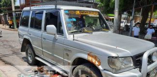 Accidente de tránsito en sector de La Cachorra, Managua