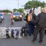 Accidentes simultáneos dejan a cuatro lesionados en Managua Accidente de tránsito deja a personas con lesiones en Managua
