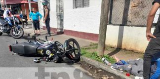 Accidente en el barrio Costa Rica, Managua