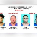 Captura de supuestos delincuentes en Masaya