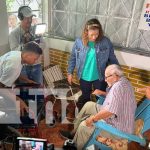 Entregan medios auxiliares en barrios del Distrito ll de Managua Entrega de medios auxiliares a personas que lo necesitan en Managua