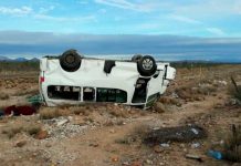Accidente vial cerca de la frontera de EE.UU.-México deja dos muertos Accidente vial cerca de la frontera de EE.UU.-México deja dos muertos