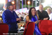 Palabras de Vicepresidenta Rosario Murillo luego del acto revolucionario 43/19 Acto por la celebración del 43/19 en Nicaragua el Comandante Daniel Ortega y la Vicepresidenta Rosario Murillo