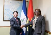 Embajadora de Angola, María Pereira visita Nicaragua Nicaragua recibe la grata visita de la embajadora de Angola, Maria Cándida Pereira