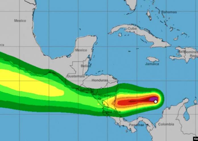 Ciclón tropical mantiene en máxima alerta a Nicaragua y Costa Rica